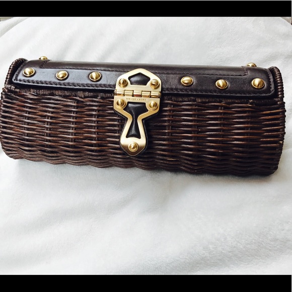 💥FINAL PRICE💥 Michael Kors Rattan Clutch Purse - Picture 4 of 8