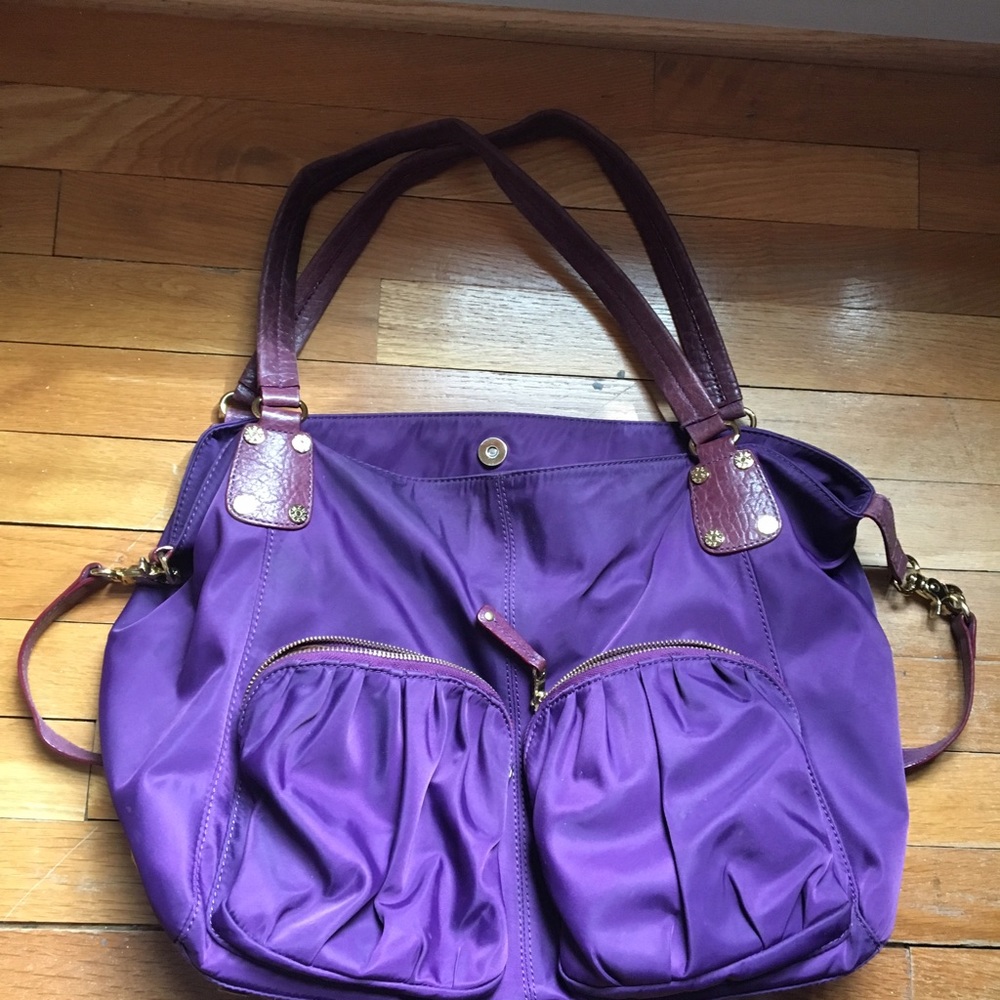 MZ Wallace purple tote (mulberry color)