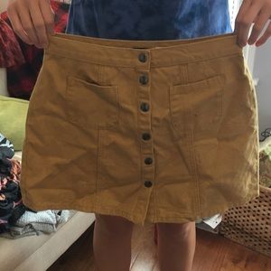 Urban outfitters BDG button down mini skirt