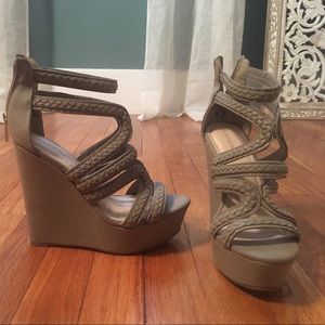 Strappy wedges - brand new!