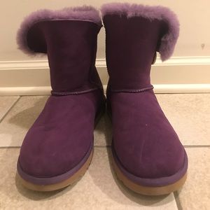 Purple Ugg Bailey Boots