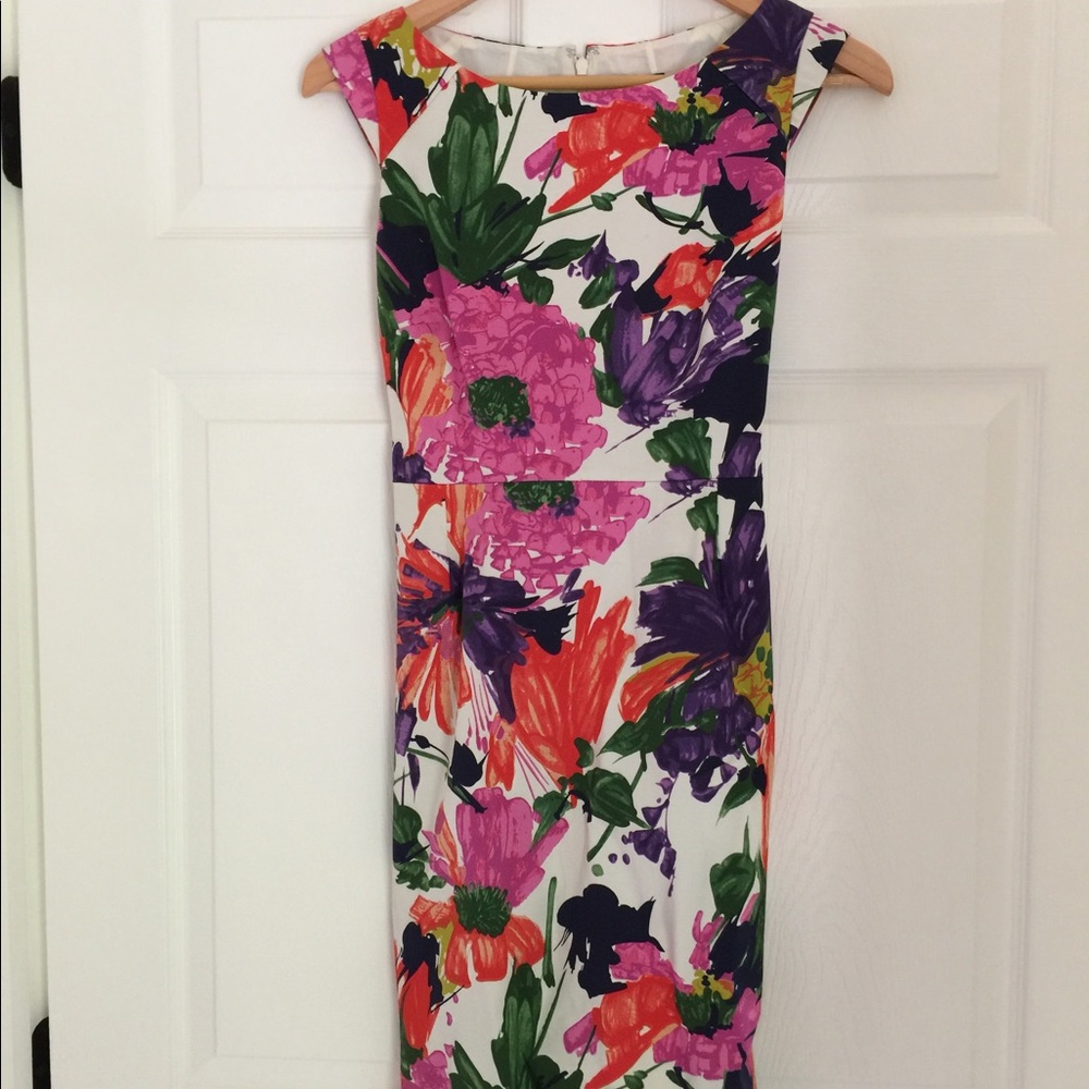 J. Crew factory floral dress 💐🌷🌺