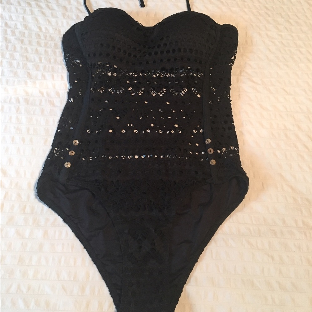 Black One Piece Swimsuit