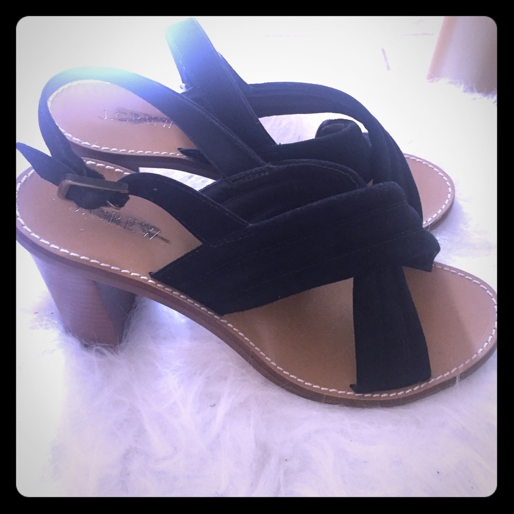 J.Crew Marcie suede sandals