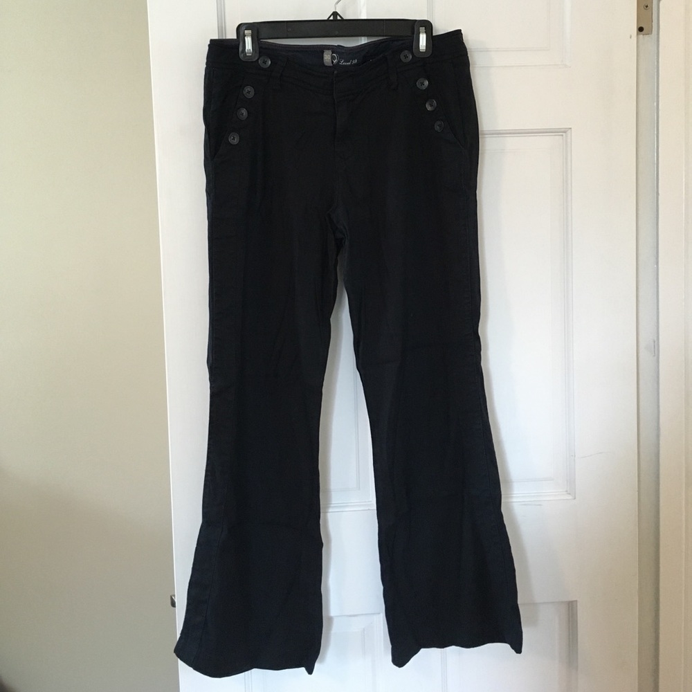 * SOLD * Navy blue sailor trousers.