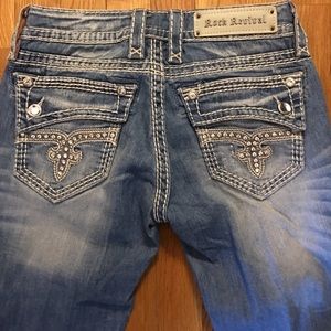 GORGEOUS rock revival Lacey boot jeans!!