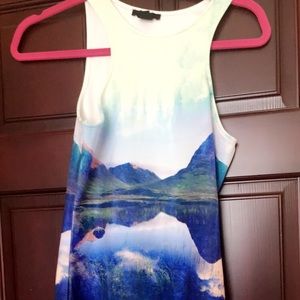 H&M Mountain Dress Size: S Fitted