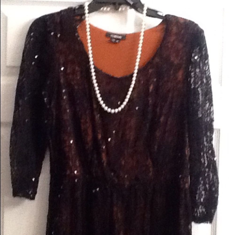Glitzy..Black Lace Party Dress🍾🍾🍾🍾
