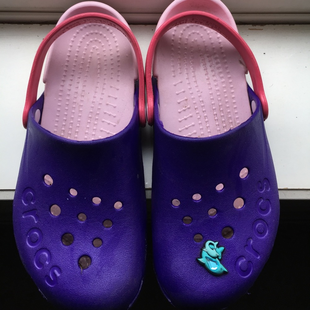 Purple and Pink Crocs!