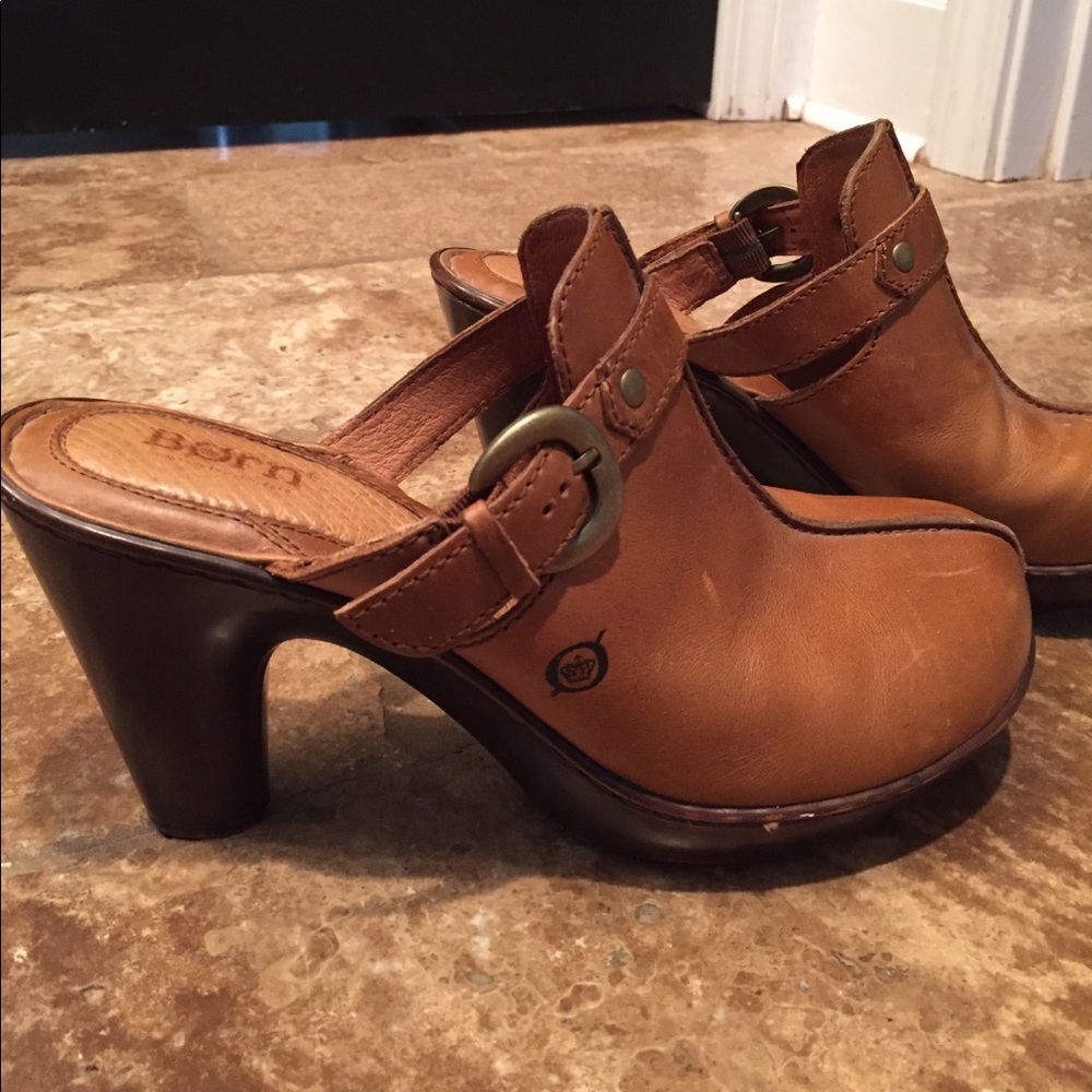 Born leather booties