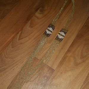 Gold multi-chain necklace