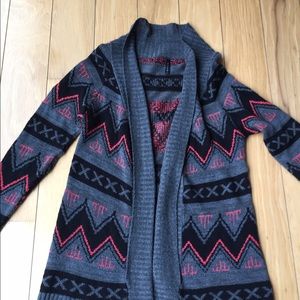 Full tilt Aztec theme cardigan
