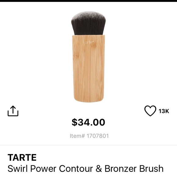 Tarte Swirl Power Cheek/Blush & Contour Brush - Picture 4 of 4