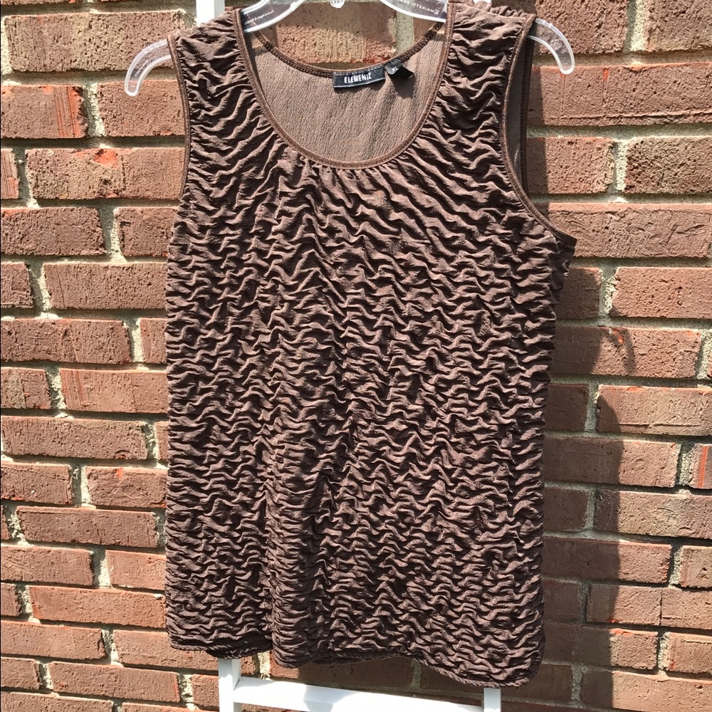 Brown Shell Top - Picture 2 of 3
