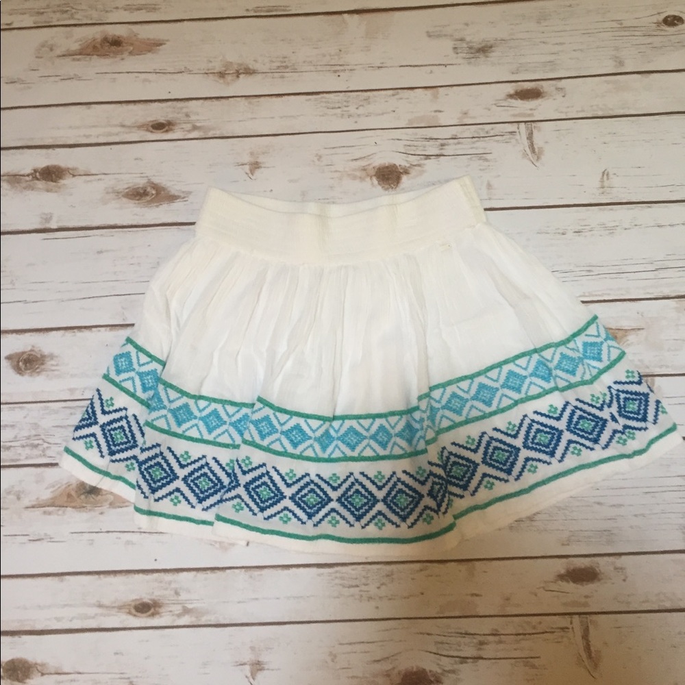 Aztec Embroidered Skirt