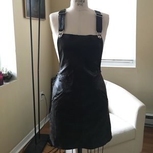 Genuine Leather Urban Outfitters Overall Dress