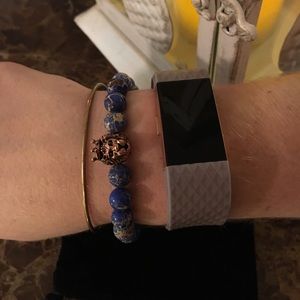 Rose Gold, Natural Beaded Bracelet