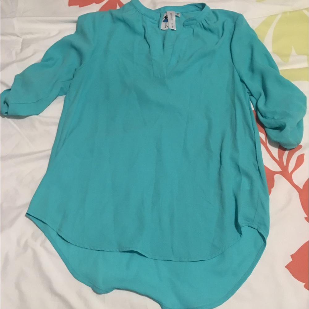 Light blue blouse