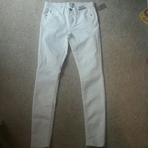 Mudd white skinny jeans