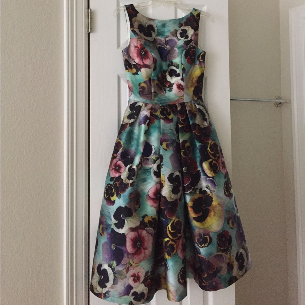 Chi Chi London Pansy Fit and Flare Gown