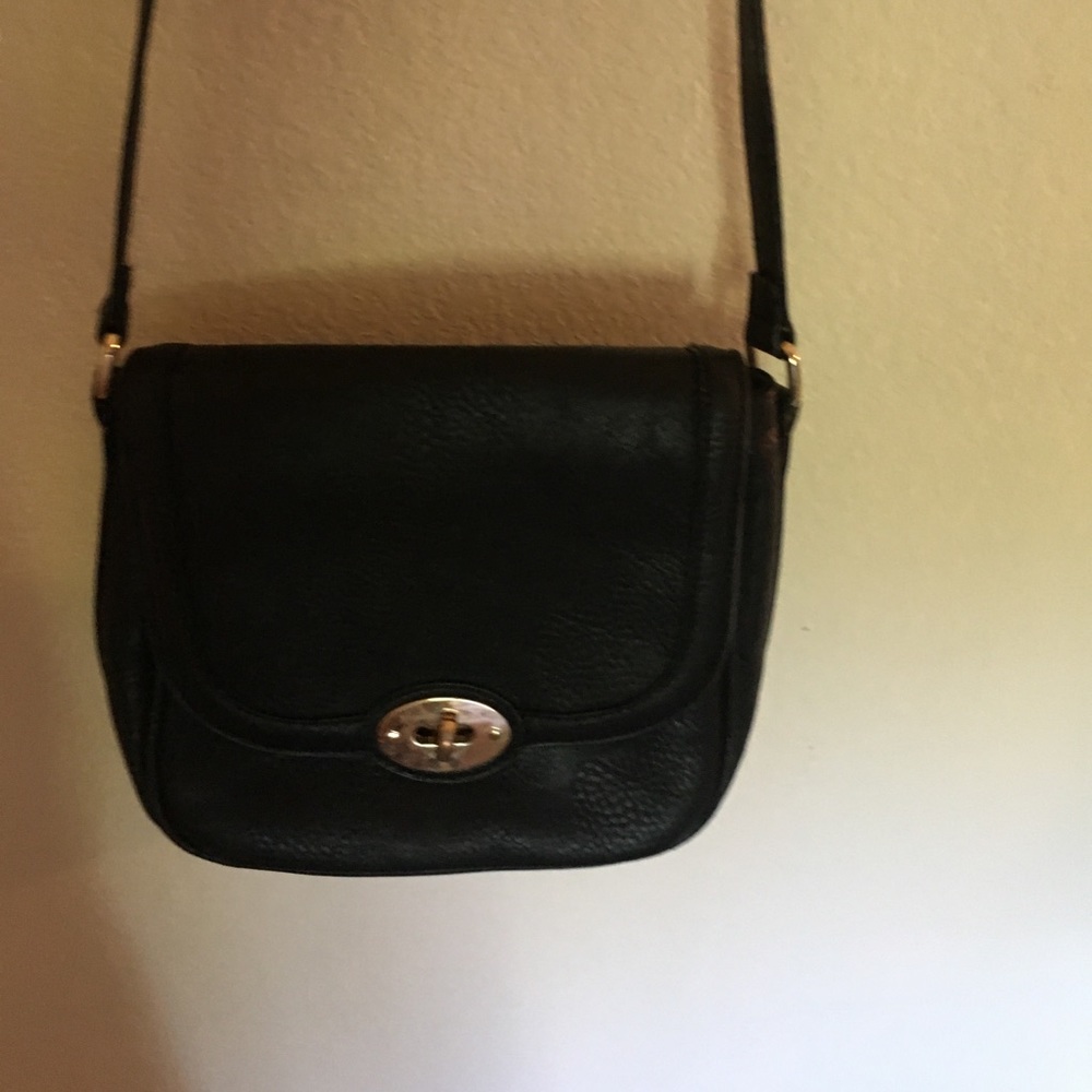 Black over the shoulder purse