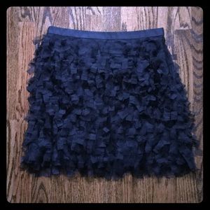 NWT Ann Taylor Loft Fringe Tulle/Tutu Skirt Sz 4P