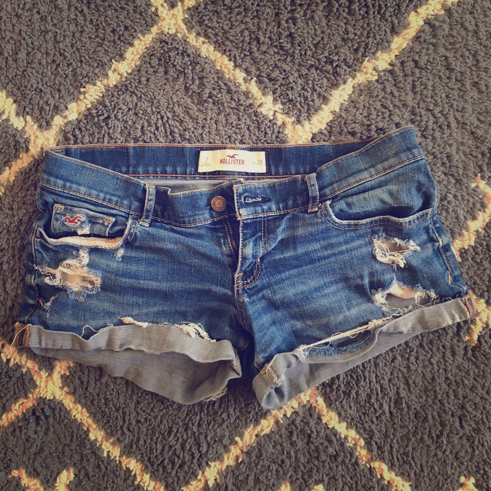 Distressed Hollister Shorts