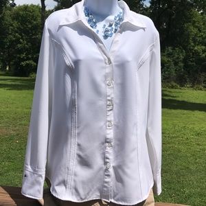 Ladies button front shirt