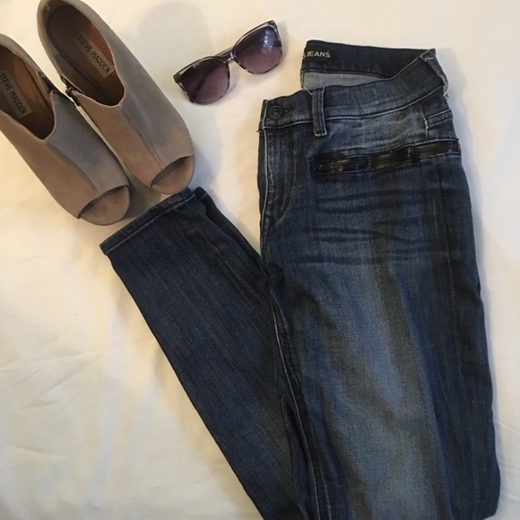 Express Denim - Express Mid-Rise Ankle Leggings