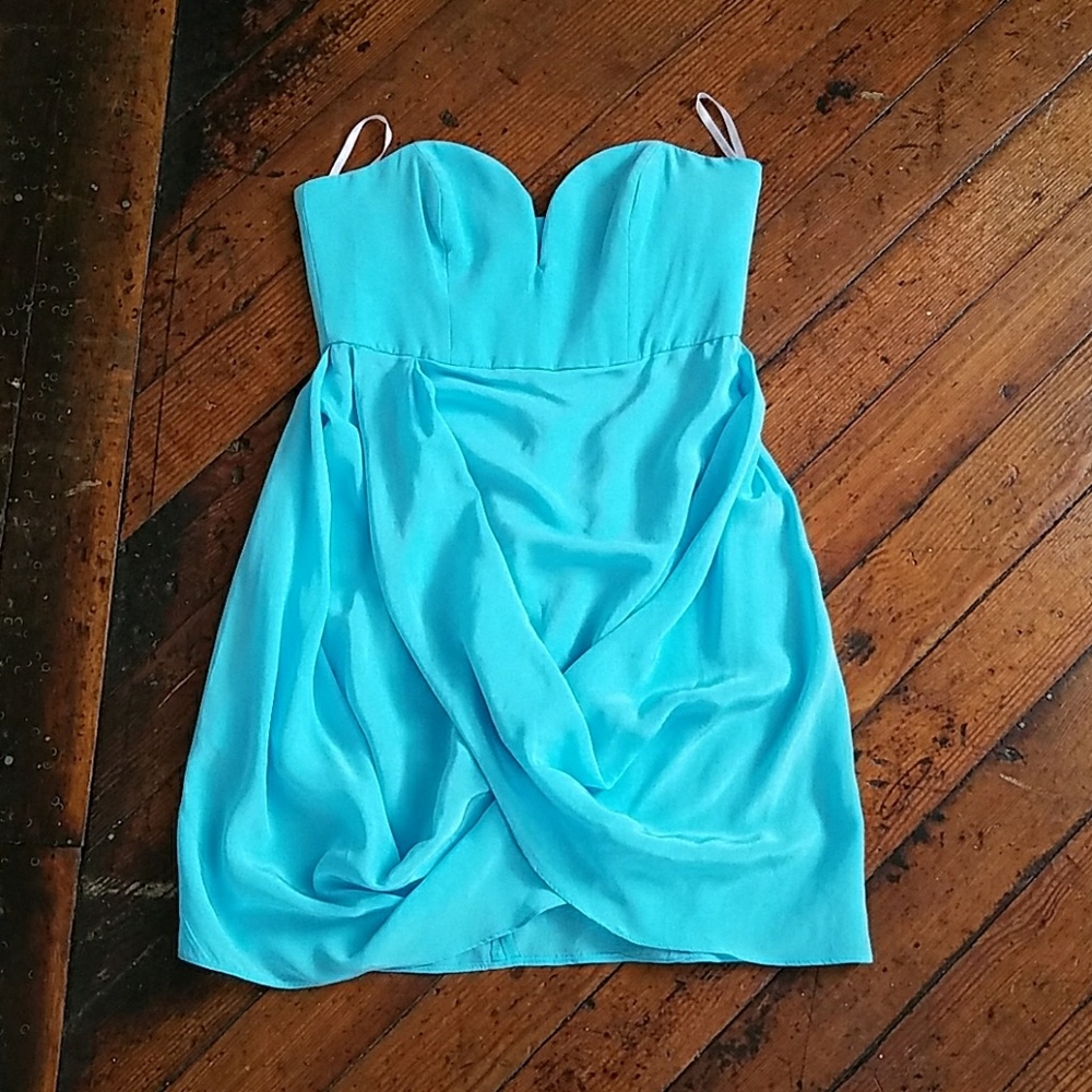 Zimmermann Light Blue Silk Dress