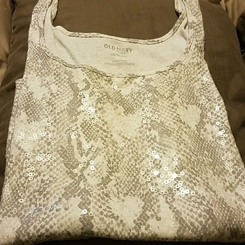 Old Navy sequined tank