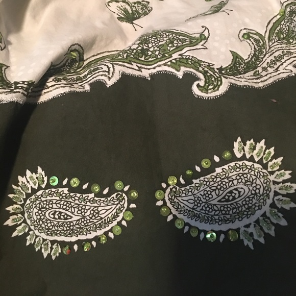 Butterfly Print Flare Midi Skirt - Picture 4 of 4