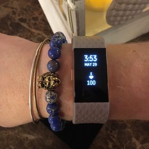 Gold, Natural Beaded Bracelet