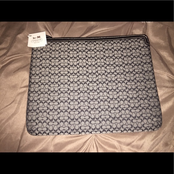 COACH Black & Gray C Vintage Canvas Padded | Mercari COACH TABLET IPAD SLEEVE CASE COVER BLACK