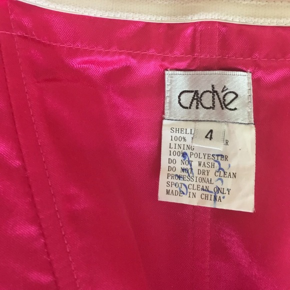 Pink Cache High Low Strapless Pink Dress Size: 4 - Picture 2 of 2