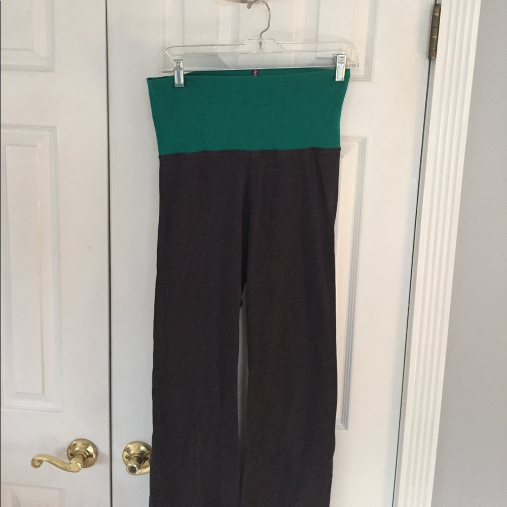 Hard Tail charcoal grey rollover pants