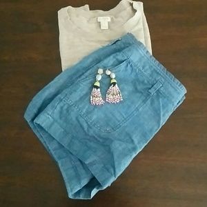 Loft Light weight Jean short