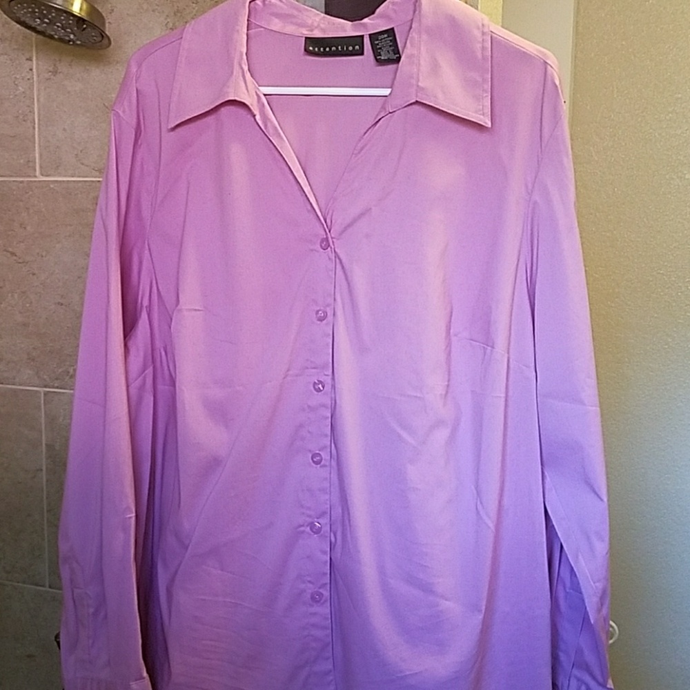 Attention button down dress shirt