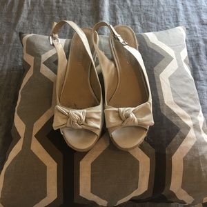 Leather Franco Sarto Wedges