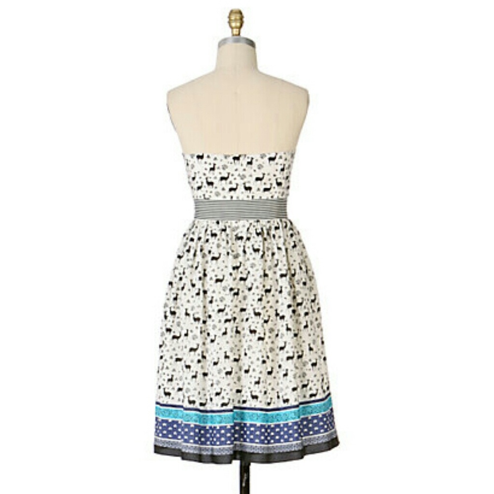 Rare Anthropologie Deer Meadow dress - Picture 2 of 6
