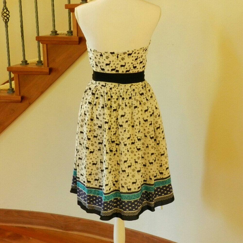 Rare Anthropologie Deer Meadow dress - Picture 4 of 6