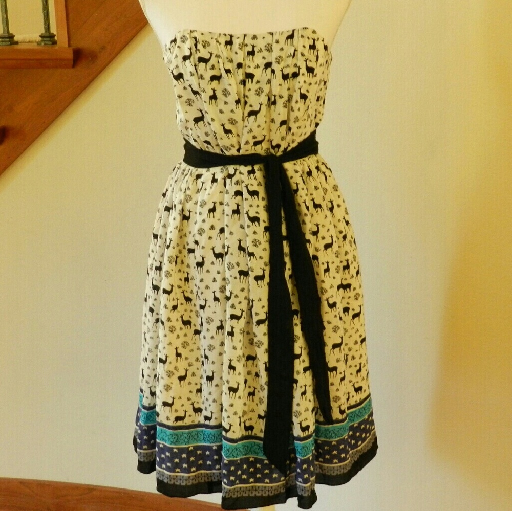 Rare Anthropologie Deer Meadow dress - Picture 5 of 6