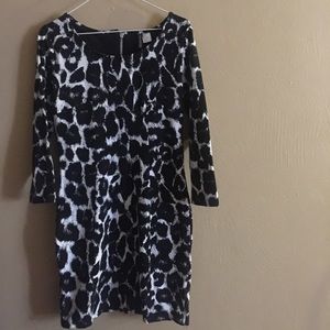 H&M white and black dress