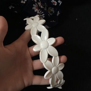 New White Flower Headband