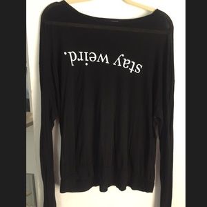 Brandy Melville 🦄 Stay Weird 🦄 Shirt