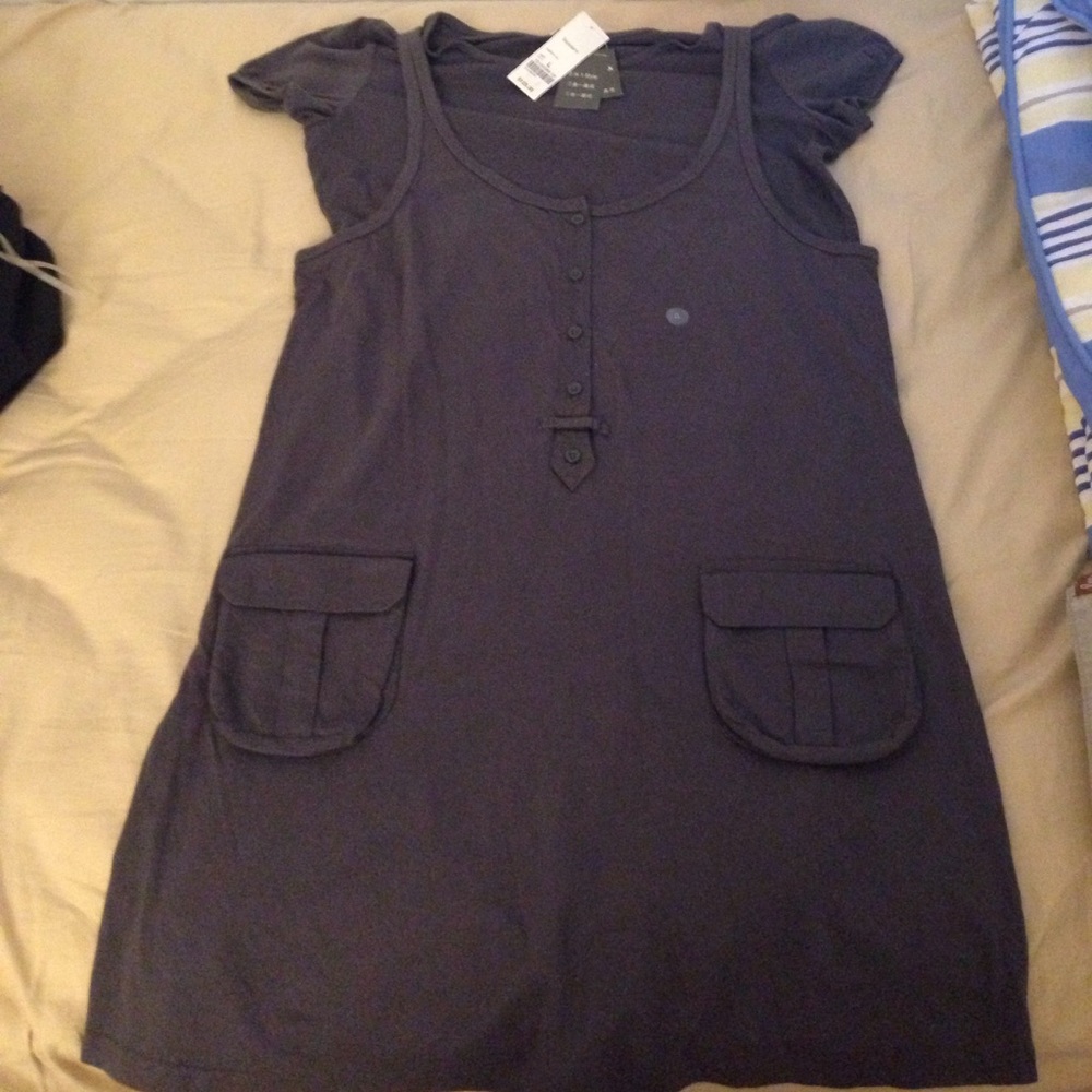 Bossini gray dress size L NWT