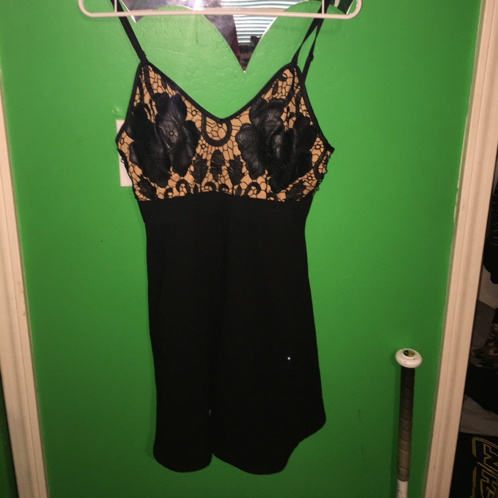 Black and Cream dress