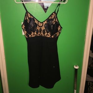 Black and Cream dress