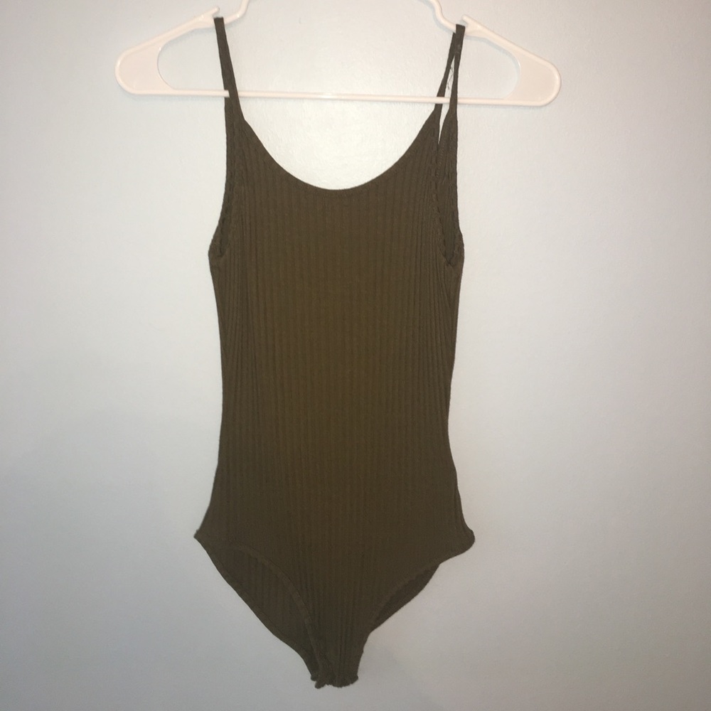 Olive Green Body Suit