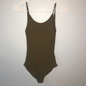 Olive Green Body Suit